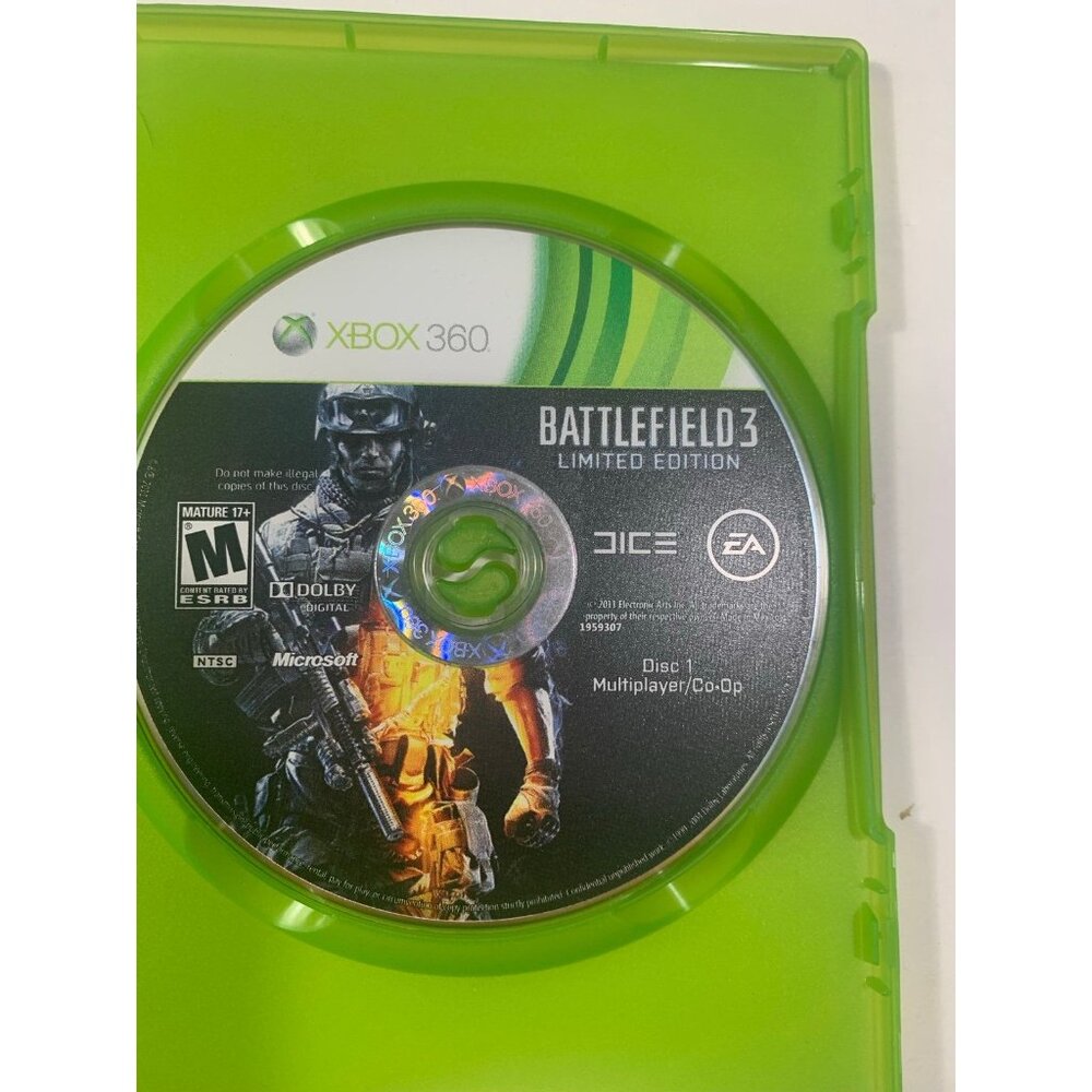 Battlefield 3  Xbox 360  Video Game By Electronic Arts VERY GOOD